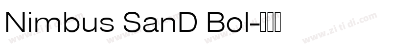 Nimbus SanD Bol字体转换 Nimbus SanD Bol字体转换